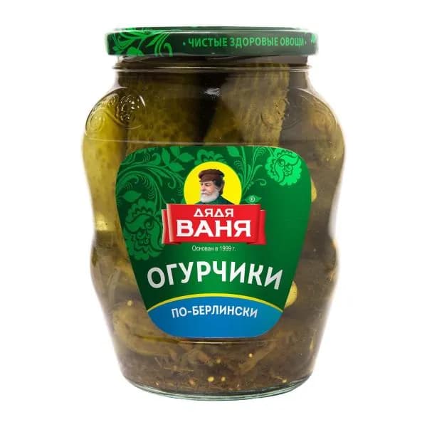 Огурчики Дядя Ваня По-берлински 680г