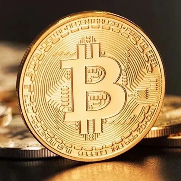 Позолоченная монета Биткоин, коллекционная художественная коллекция, подарок, физическая памятная криптовалюта Casascius, металлическая Античная имитация