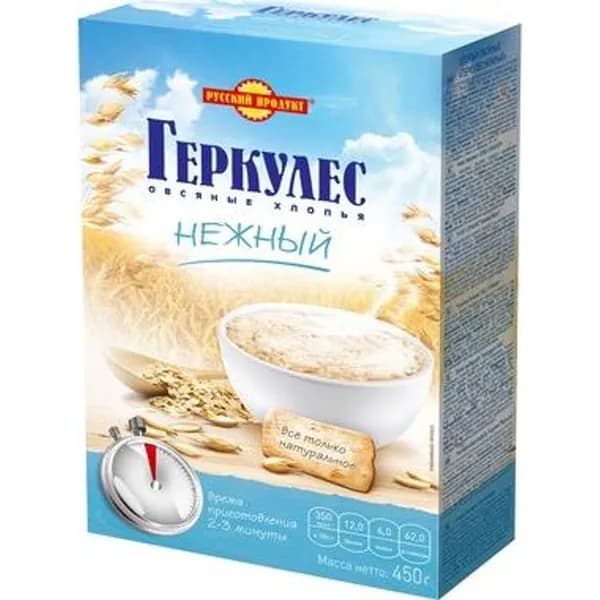 Хлопья Русский Продукт овсяные Геркулес Нежный 450 г