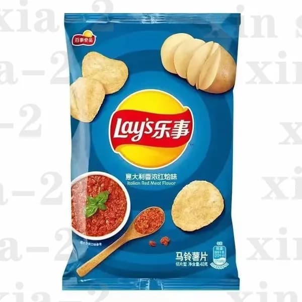 Картофельные чипсы - Итальянский красный соус <40г/пакет>suxia