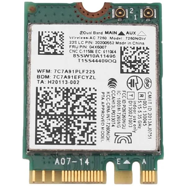7260NGW 7260AC WiFi карта 2.4G5G BT4.0 Fru 04X6007 для Thinkpad