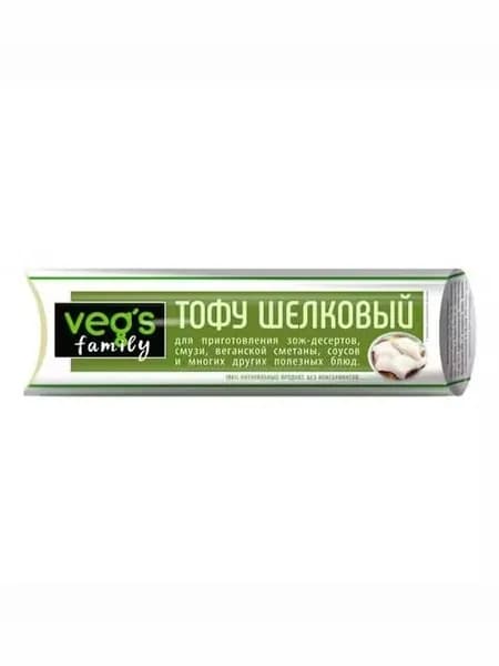 Растительный аналог сыра мягкий Veg's Family Vegan Тофу шелковый соевый БЗМЖ 160 г