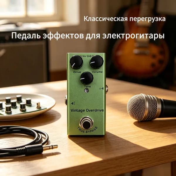 Мини-педаль эффектов для электрогитары