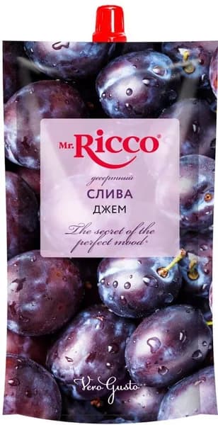 Mr.Ricco Джем десертный Слива, 300мл/