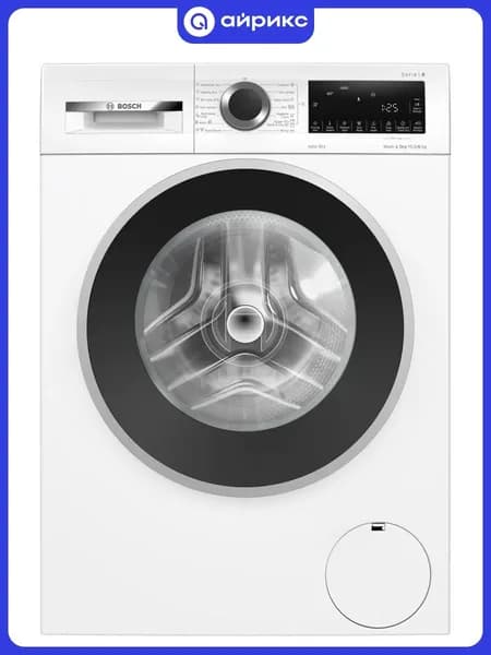 Стиральная машина с сушкой BOSCH WNA25401ME, 10.5/6 кг, 1400 об/мин, 14 программ, белый