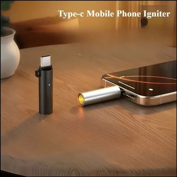 Автономный ветрозащищенный адаптер премиум класса для смартфона с USB C, обеспечивающий 10 секунд работы без внешнего питания, идеальный для туризма и активного отдыха
