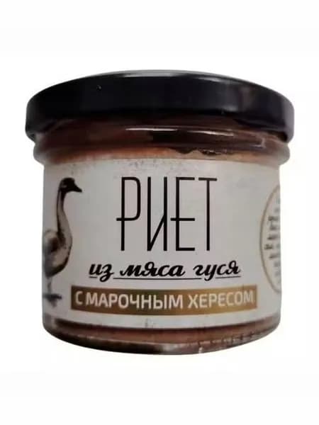 Риет из гуся Деликатесофф с марочным хересом 100 г