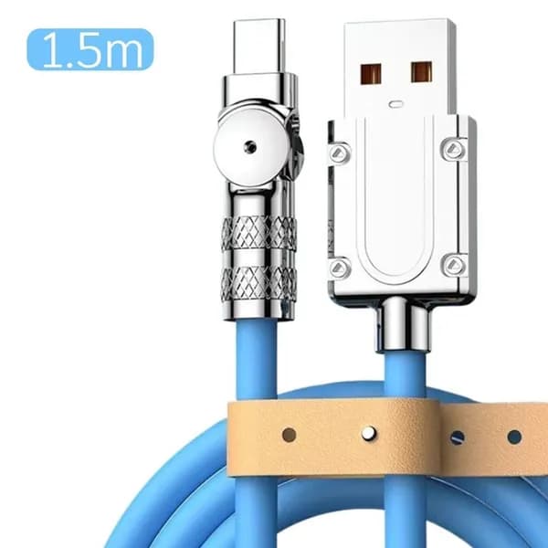 Сетевой кабель питания USB 3.0 Type-A/USB Type-C, 1.5 м, синий