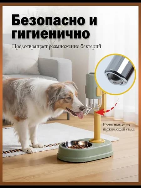 Поилка и миска для собак