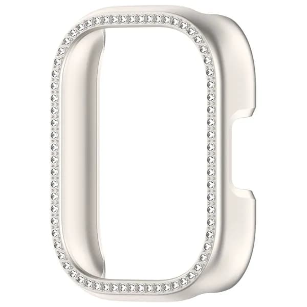 Защитный чехол для Redmi Watch 5 Lite с однорядной ажурной отделкой из бриллиантов матовый звездный цвет