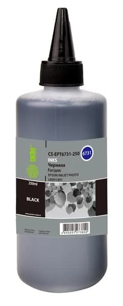 Чернила Cactus CS-EPT6731-250 T6731 черный, флаконов: 1, объём 250мл, для Epson L800/L810/L850/L1800