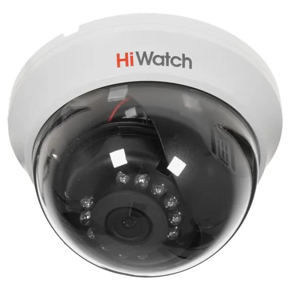 DS-T201(B)(3.6mm) HiWatch HD-TVI камера купольная внутренняя 2Мп с ИК-подсветкой до 20м
