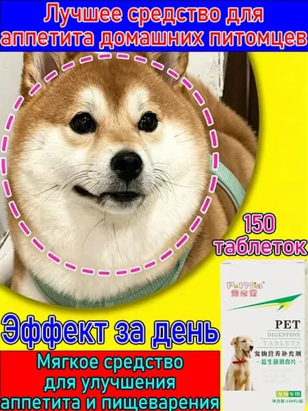 Универсальные таблетки для повышения аппетита собак и кошек