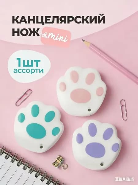 Канцелярский нож лапка маленький