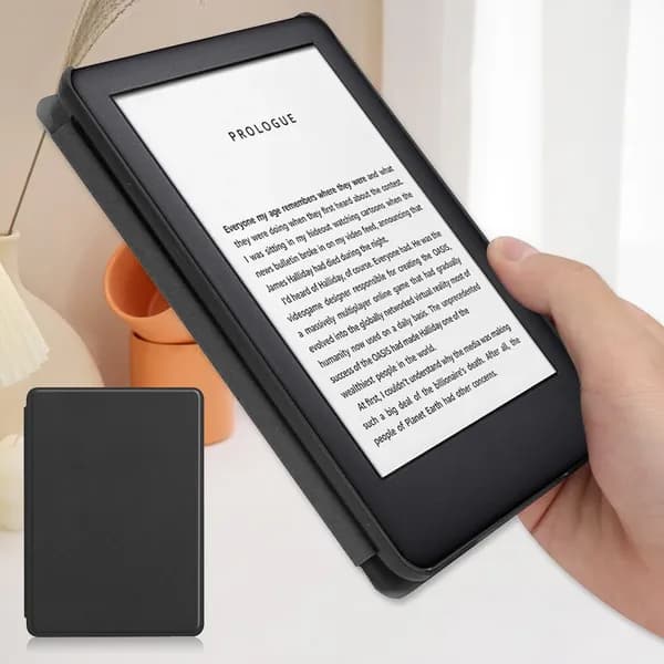 Чехол для Kindle Paperwhite 12-го поколения и Colorsoft Signature Edition 7 дюймов, магнитный, черный