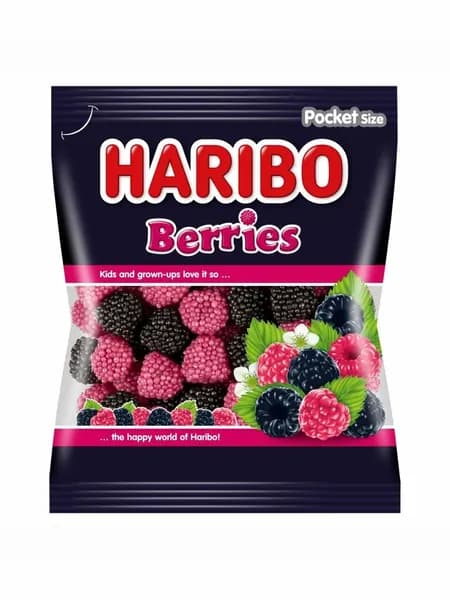 Жевательный мармелад Haribo, ягоды, 100 г