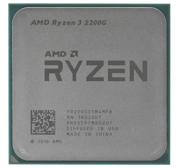 AMD Процессор Ryzen 3 2200G OEM (без кулера)