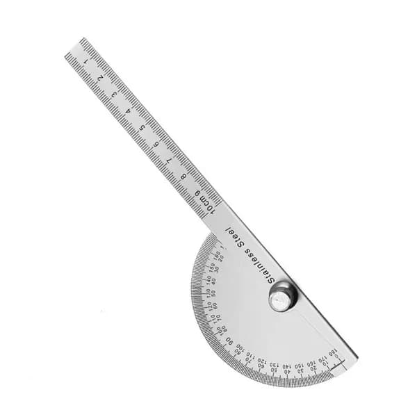 Угломер из нержавеющей стали 14/10 см, 180 градусов, - 10cm