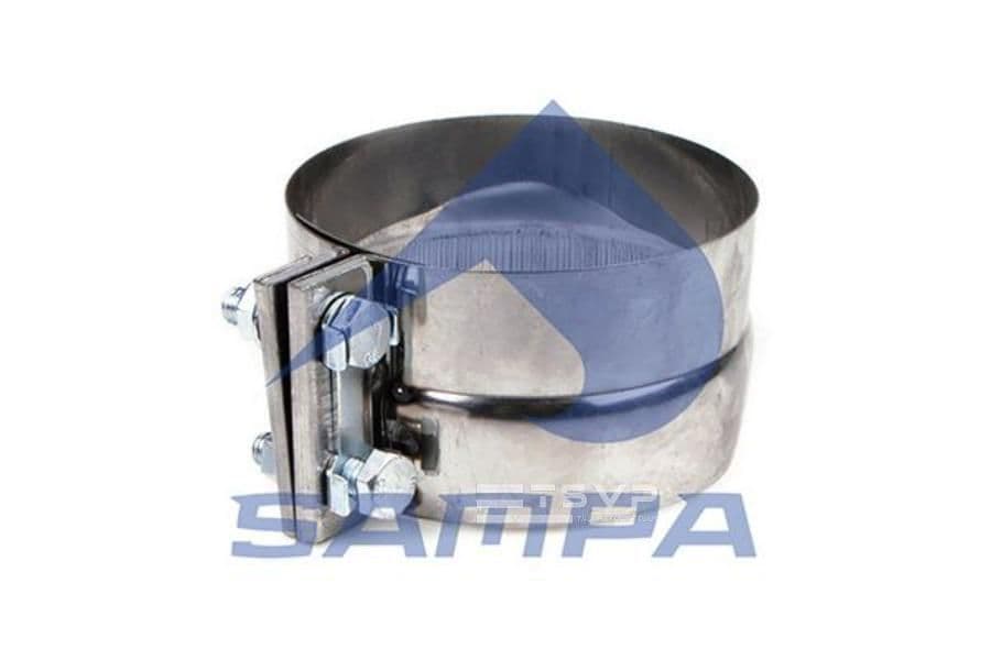 Хомут трубы глушителя d127/132mm /Sampa