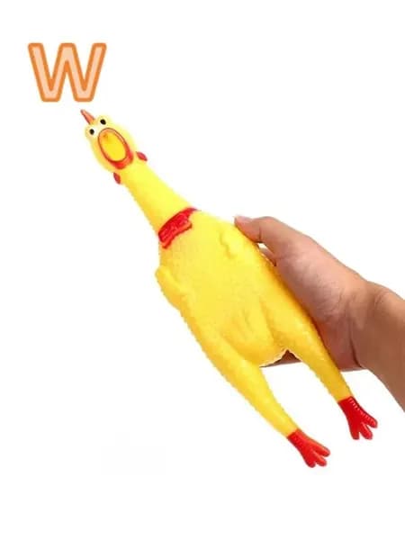 Игрушки для животных Кричащие цыплята Звуковые игрушки 17cm.