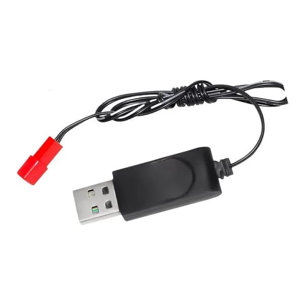 USB-кабель для зарядки литиевых аккумуляторов 3.7V, - 3.7 В JST красный штекер
