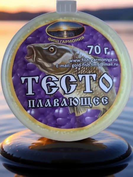 ТЕСТО для рыбалки <ПЛАВАЮЩЕЕ> чеснок