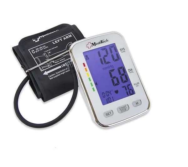 Тонометр MediTech МТ-50, МЕГА-дисплей, манжета 22-40 см, адаптер