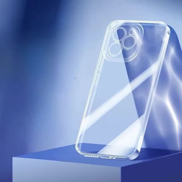 Силиконовый прозрачный чехол с защитой камеры для Realme 15T 5G / чехол на Реалми 15Т / чехол для реалми 15Т