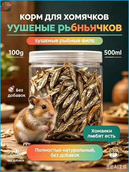 Корм для джунгариков хомяков крыс мышей 0,1 кг