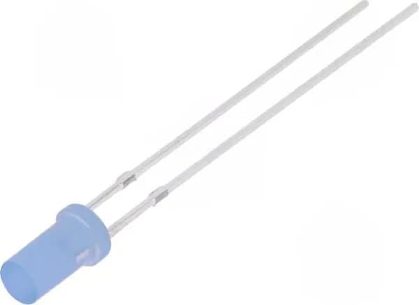 Светодиод OPTOSUPPLY OSB5SA3NE4A LED 3мм голубой 220-330мкд 140 град. Поверхность: плоская 1шт