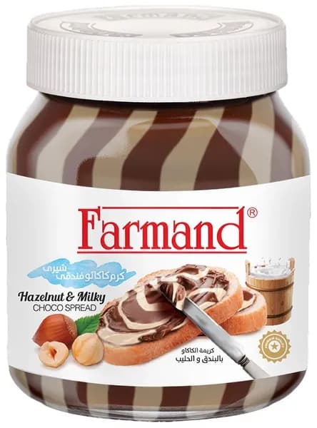 Паста молочно-ореховая Farmand с какао, 330г