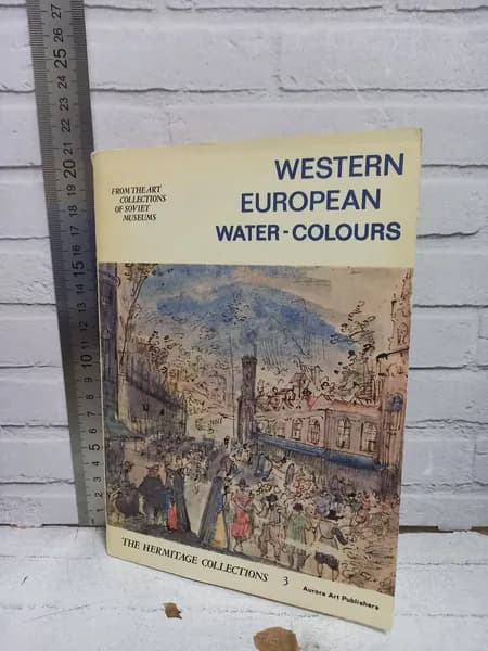 Канцелярия антикварная винтажная Набор из 16 открыток Western European Water colours Акварели западноевропейских мастеров Выпуск 3
