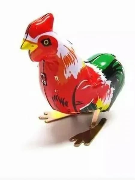 Винтажная заводная игрушка жестяное животное, ретро механическая игрушка для детей