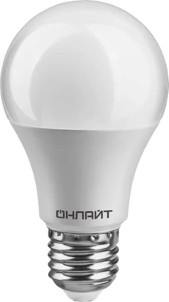 Лампа светодиодная OLL-А60-12-230-4K-E27 12Вт грушевидная 4000К нейтр. бел. E27 1200лм 176-264В ОНЛАЙТ 71655