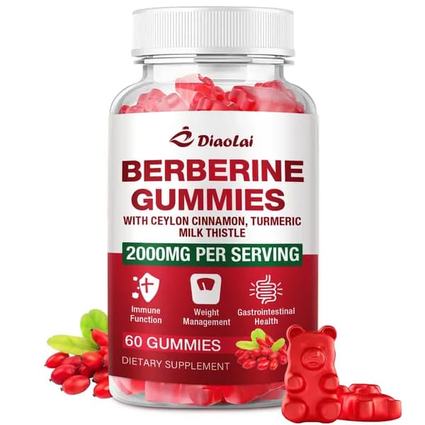 Berberine Gummies 2000mg - Натуральная органическая добавка