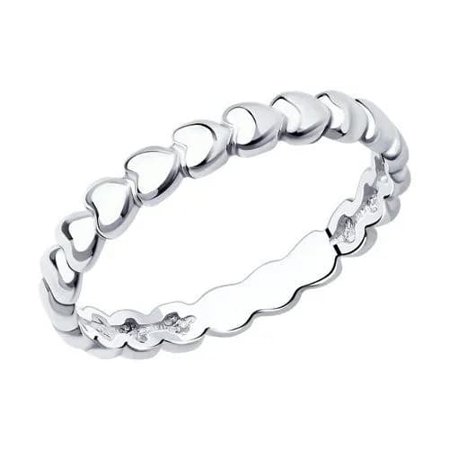 Кольцо женское серебро 925 пробы 585GOLD