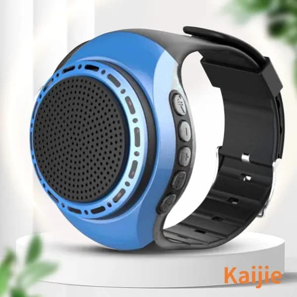 Беспроводная bluetooth-колонка для велосипеда на запястье с подсветкой и функцией управления съёмкой
