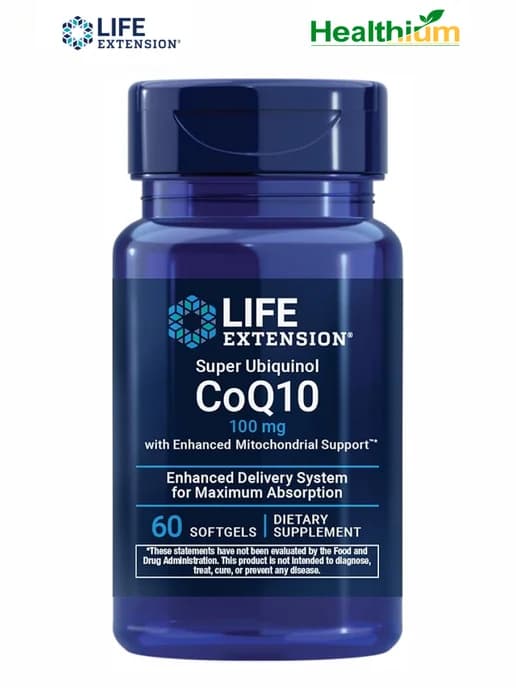 Super Ubiquinol CoQ10 100мг 60 софтгелевых капсул, Коэнзим Q…