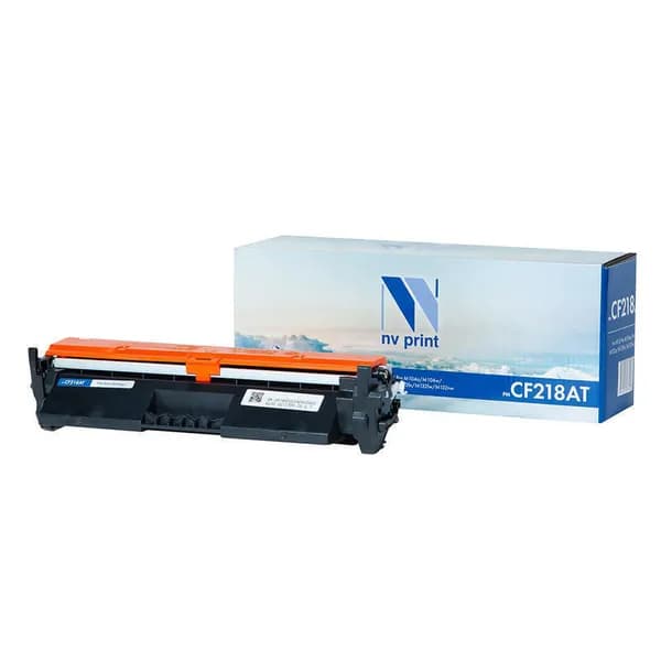 Картридж NV Print CF218AT с чипом, чёрный, для лазерного принтера, совместимый