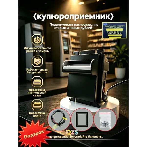 купюроприемник тб74 для торговых автоматов и игровых аппаратов, универсальный для самообслуживающих устройств