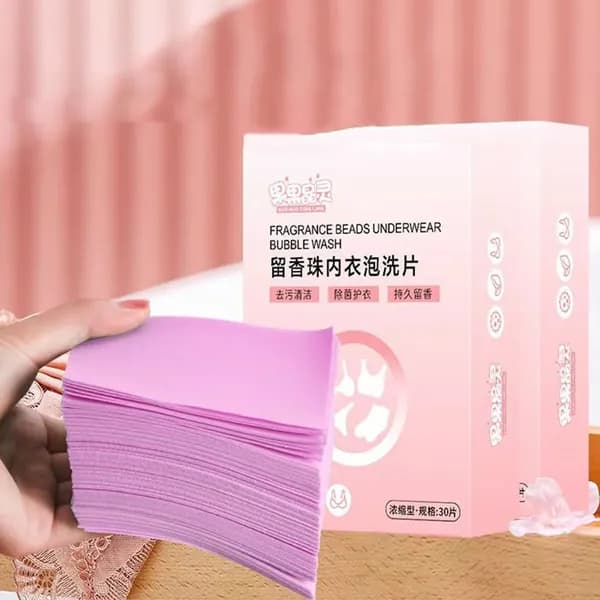 30Pcs Прачечная Пузырь Бумага