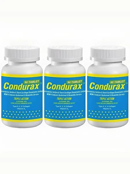 Chondurax Triple Action 90 таблеток для суставов, хрящей и костей (3 шт.)