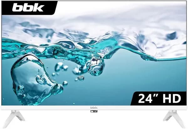 BBK Телевизор 24″ HD, белый