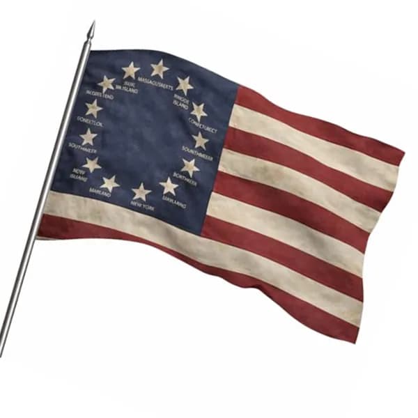 Флаг США к 250-летию независимости из полиэстера, 150 90 см