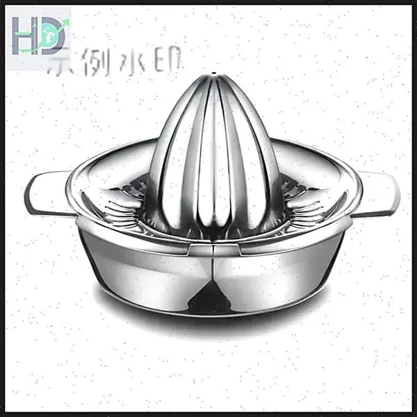 JuTongGuoJi Соковыжималка электрическая для цитрусовых Ручная соковыжималка из нержавеющей стали, светло-серый