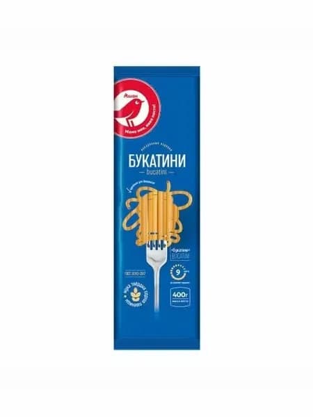 Макаронные изделия АШАН Красная птица Букатини 400 г