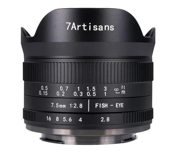 7Artisans Объектив 7,5 мм f/2,8 II, APS-C для Nikon Z объектив рыбий глаз