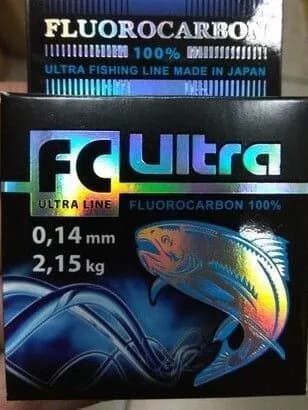 Леска AQUA FC Ultra Fluorocarbon 100% 30m 0,14mm