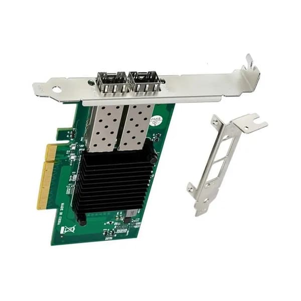 Сетевая карта PCIeX4 с оптическим портом, - Двухпортовый PCIE X8