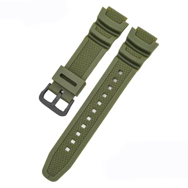 Ремешок для часов 18 мм для CASIO AE1200 / 1300 / 1000 W-219, силиконовая резина WatchBand
